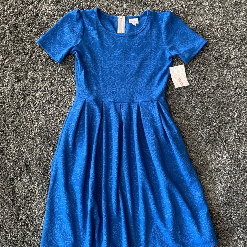 LuLaRoe Amelia Royal Blue Dress - NWT!